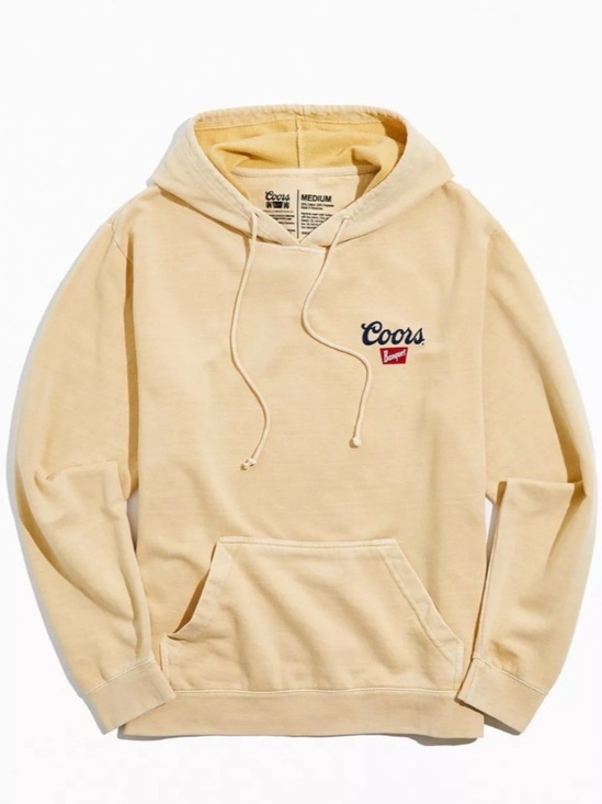Coors Other - Men Coors Banquet Yellow Hoodie